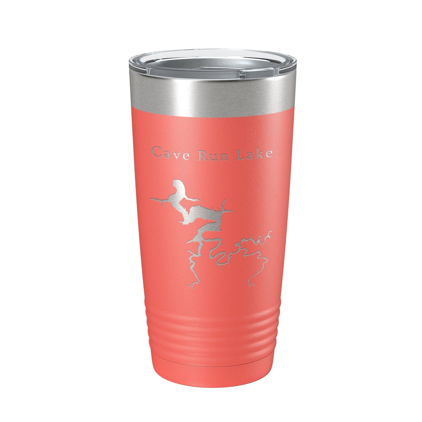 Cave Run Lake Map Tumbler Travel Mug Insulated Laser Engraved Coffee Cup Kentucky 20 oz-20