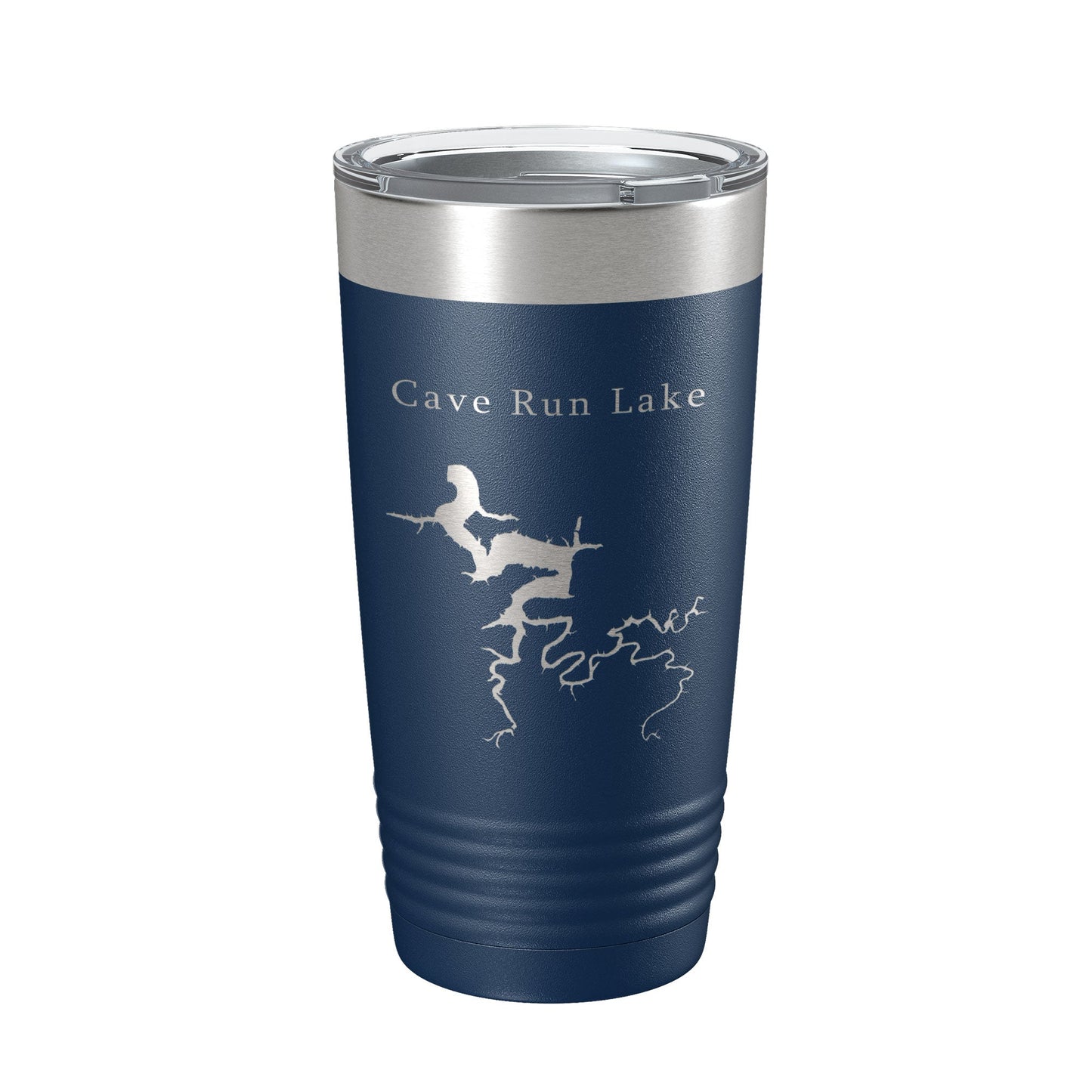 Cave Run Lake Map Tumbler Travel Mug Insulated Laser Engraved Coffee Cup Kentucky 20 oz-2