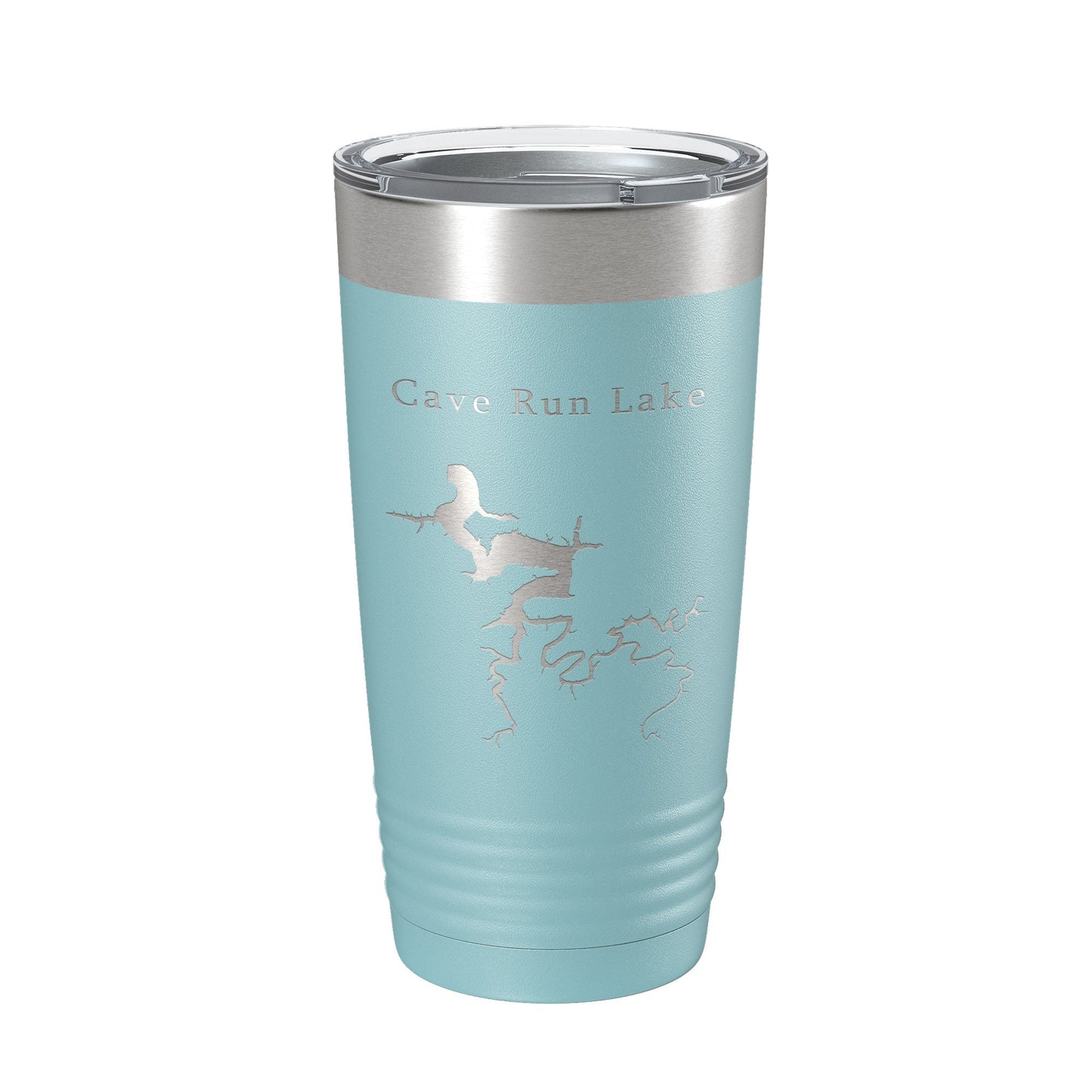 Cave Run Lake Map Tumbler Travel Mug Insulated Laser Engraved Coffee Cup Kentucky 20 oz-13