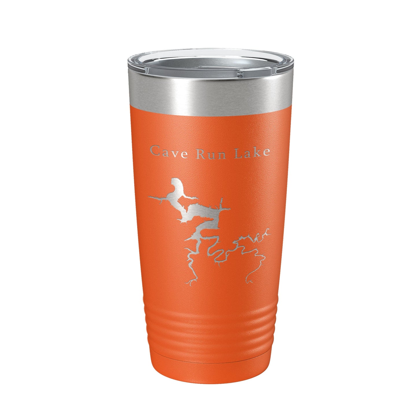 Cave Run Lake Map Tumbler Travel Mug Insulated Laser Engraved Coffee Cup Kentucky 20 oz-17